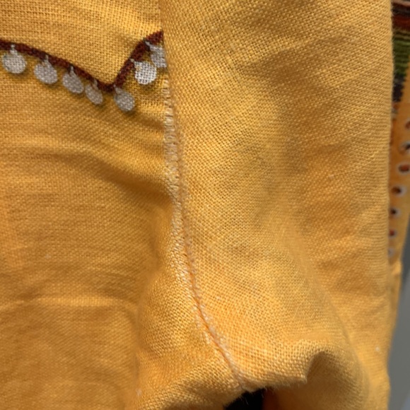 Farm Rio yellow linen maxi dress. US XS - Picture 11 of 11